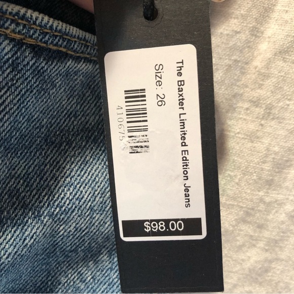 NWT BLANKNYC jeans Baxter limited edition wide leg asymmetrical waist size 26 - Picture 5 of 8